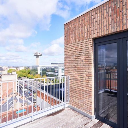 Diamant Penthouse Apartment Brussel Bagian luar foto